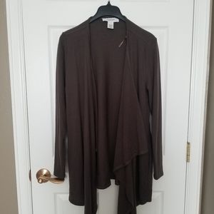 Workshop Republic Clothing large olive green cardigan sweater